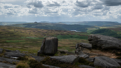 The Peak District from Stanage Edge