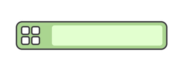 Obraz premium Rectangle Simple Infographic Stencil Label