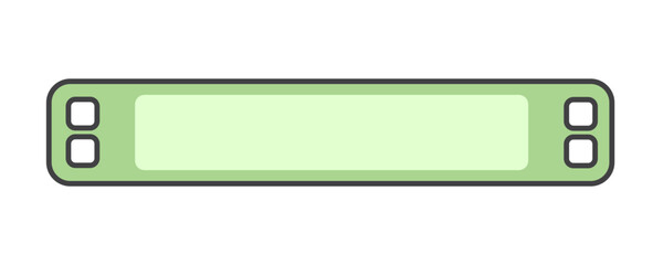 Fototapeta premium Rectangle Simple Infographic Stencil Label