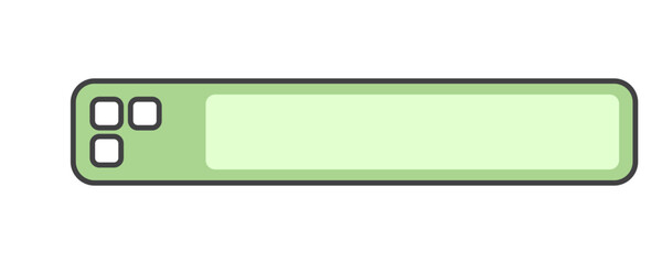 Obraz premium Rectangle Simple Infographic Stencil Label