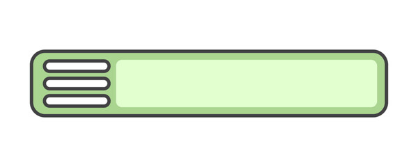 Obraz premium Rectangle Simple Infographic Stencil Label