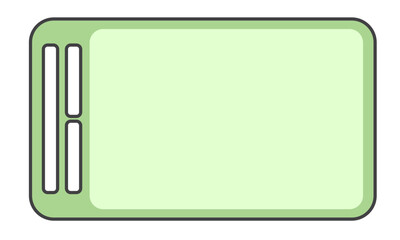 Rectangle Simple Infographic Stencil Textbox