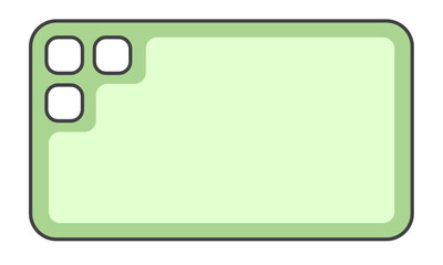 Rectangle Simple Infographic Stencil Textbox