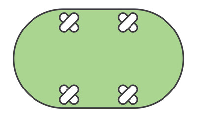 Capsule Simple Infographic Textbox