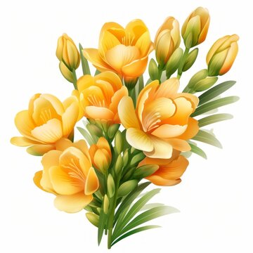 Freesia clip art preview