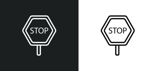 construction outline icon in white and black colors. construction flat vector icon from construction collection for web, mobile apps and ui.