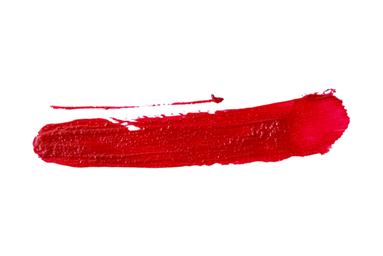 lipstick stain texture isolated on white background
