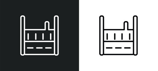 moot hall outline icon in white and black colors. moot hall flat vector icon from buildings collection for web, mobile apps and ui. - obrazy, fototapety, plakaty