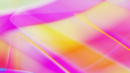 abstract colorful background with smooth lines in 3d rendering for posters concept