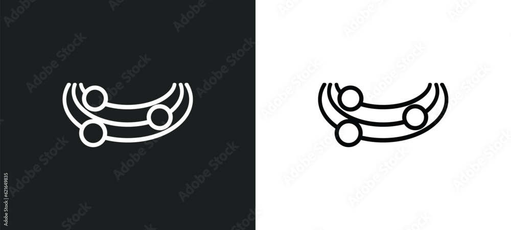 Poster galaxy view outline icon in white and black colors. galaxy view flat vector icon from astronomy coll