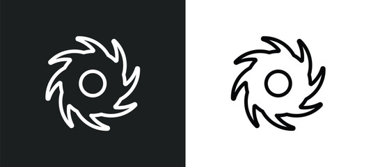 Obraz premium black hole outline icon in white and black colors. black hole flat vector icon from astronomy collection for web, mobile apps and ui.
