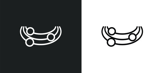 galaxy view outline icon in white and black colors. galaxy view flat vector icon from astronomy collection for web, mobile apps and ui.