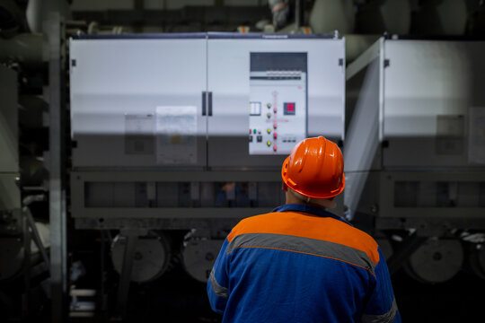 A gas insulated switchgear(GIS) in control building for extra high voltage electrical power substation. Sulfur hexafluoride used in the electrical industry as a gaseous dielectric.