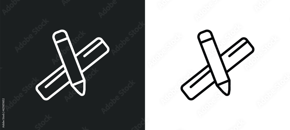 Poster architecture outline icon in white and black colors. architecture flat vector icon from architecture
