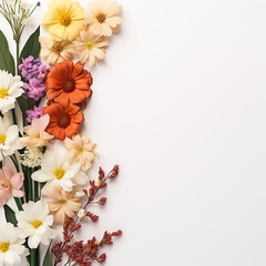 still life with flowers,Generative AI