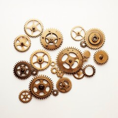 gears frame , empty space