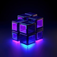 Obraz premium blockchain