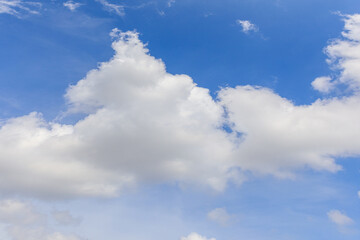 Summer blue sky cloud gradient light white background. Gloomy vivid cyan landscape in environment day horizon skyline view
