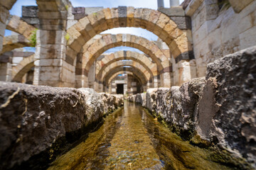 Ancient water system has located Agora of Smyrna in Izmir, Turkey.