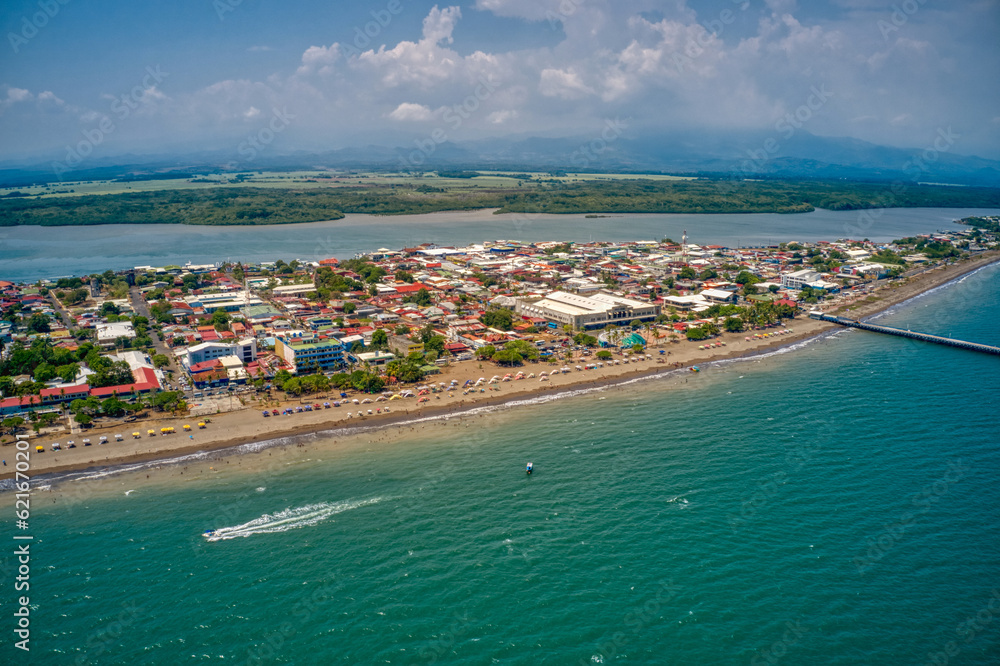 Poster Aerial View of Puntarenas, Costa Rica