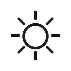 Brightness Icon. Vector illustration. EPS 10.