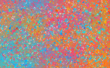 Abstract Bright Paint Spatter Background