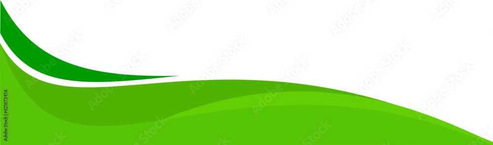 Wall mural curved header & footer element