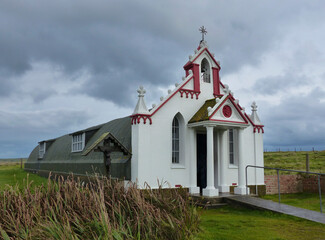 Fototapeta premium World War II Italian Chapel, Orkney Islands, Scotland