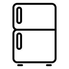 refrigerator icon, line icon style