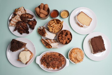 table off of food