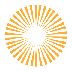 ays, beams element. Sunburst, starburst shape, Abstract circular geometric shape..eps