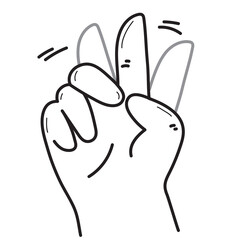 Different poses in hand drawn style