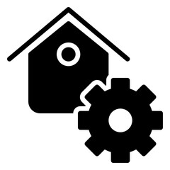 setting icon, glyph icon style