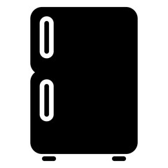 refrigerator icon, glyph icon style