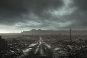 post apocalypse landscape