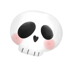 skull on white