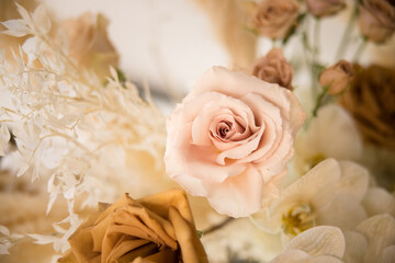 Beautiful Wedding Flowers Bouquet Event Design Arrangement Floral Events Reception Ceremony Love Romantic Tableware Silverware Invitation Centerpiece Glass Bokeh Background Garden Nature Pretty Lights