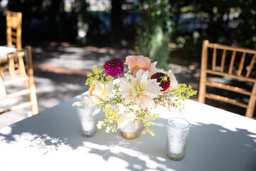 Bokeh Botanical Garden Wedding Flowers Event Bouquet Forest Fairytale Flower Events Table Setting Centerpiece Arrangement Design Candles