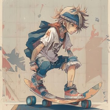 Skater. Image created by AI