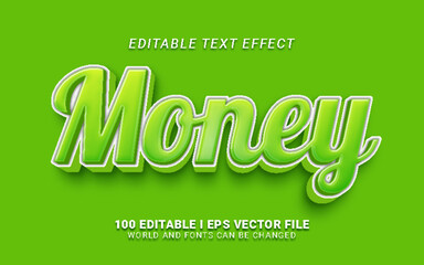 money text effect