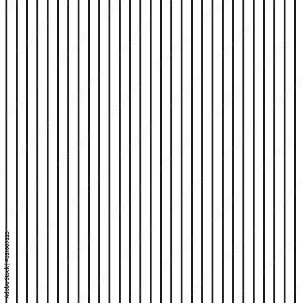 Poster abstract geometric seamless black vertical line pattern.