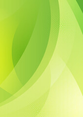 bright fresh gradient green yellow abstract pattern background cover design. cool modern background design with trendy and vivid vibrant color. blue violet red orange green placard poster vector.