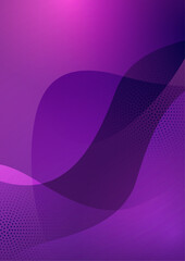 Purple annual report brochure flyer design template with circles style. vector illustration, Use for Leaflet cover presentation abstract flat background, layout in A4 size