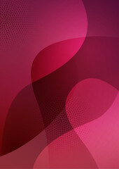 Vector magenta gradient abstract geometric poster