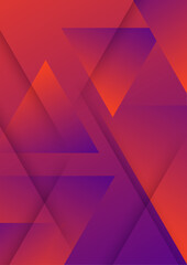 vivid gradient purple orange abstract geometri design background