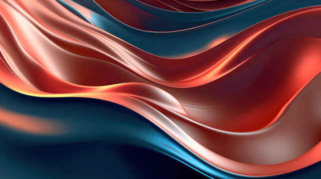 Abstract wavy liquid background 