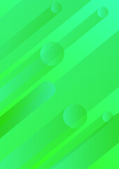 Abstract green gradient geometric cover designs