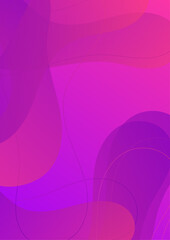 Minimal covers design. Cool halftone magenta purple gradients. Future geometric template.