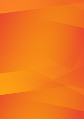 Abstract template brochure design with orange gradient geometric background