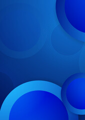 Minimal blue geometric shapes abstract modern background design. Design for poster, template on web, backdrop, banner, brochure, website, flyer, landing page, presentation, certificate, and webinar